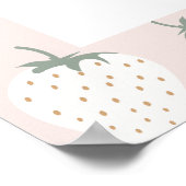 Strawberry Fields Berry First Birthday | Welkom Poster (Hoek)