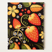 Strawberry Fields Khokhloma Planificateur 2025 (Dos)