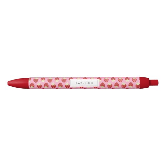 Strawberry Flip Aangepaste pen (Voorkant)