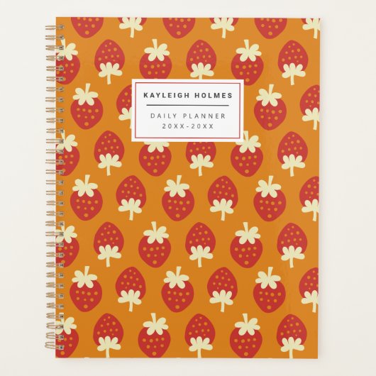 Strawberry Flip Planner (Voorkant)