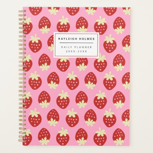 Strawberry Flip Planner (Voorkant)