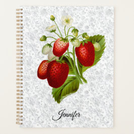Strawberry gepersonaliseerde spiraal planner Notit