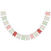 Strawberry Gingham First Birthday Vlaggetjes (Alle)