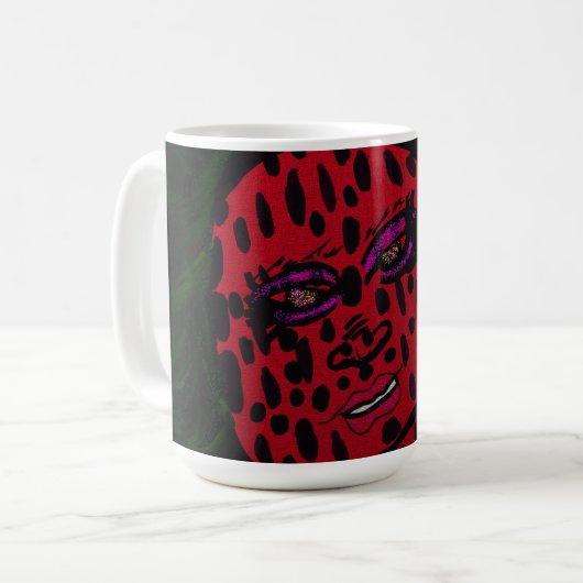 Strawberry Glamour Mug (Devant gauche)