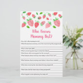 Strawberry Greenery die mama het beste spel kent (Staand voorkant)