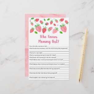 Strawberry Greenery die mama het beste spel kent