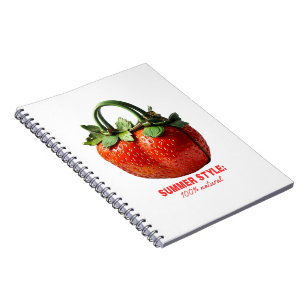 Strawberry Handbag Design – Hyper-Realistische Zom Notitieboek