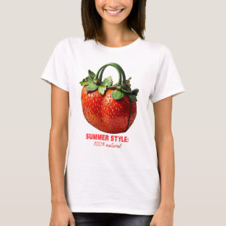 Strawberry Handbag Design – Hyper-Realistische Zom T-shirt