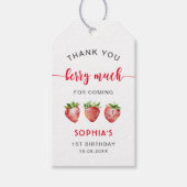 Strawberry Hartelijk dank voor Berry Much Cadeaulabel (Voorkant)