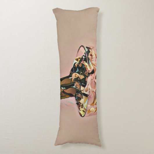 Strawberry ice cream lichaamskussen (Voorkant Verticaal)