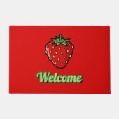 Strawberry Icon Doormat Deurmat (Voorkant)
