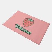 Strawberry Icon Doormat Deurmat (Schuin)