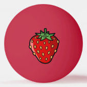 Strawberry Icon Ping-Pong Ball (Voorkant)