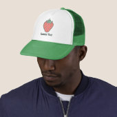 Strawberry Icon Trucker Hat Trucker Pet (In situ)
