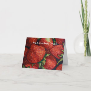 STRAWBERRY INVITATION SOCIAL, Realism Art