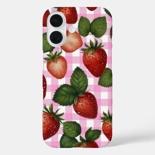 Strawberry iPhone Case (Achterkant)