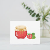 Strawberry Jam Briefkaart (Staand voorkant)
