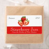 Strawberry Jam Canning Labels (Insitu)