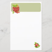 Strawberry Jam Gepersonaliseerd Briefpapier (Achterkant)