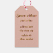 Strawberry Jam Gift labels Cadeaulabel (Achterkant)