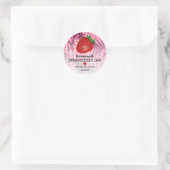  Strawberry Jam Jar Food Label (Tas)
