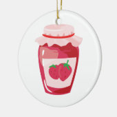 Strawberry Jam Keramisch Ornament (Links)