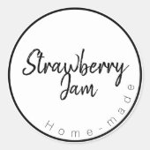 Strawberry Jam Label (Voorkant)
