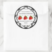Strawberry Jam Label Personaliseren (Tas)