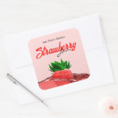 Strawberry Jam Label Sticker (Envelop)