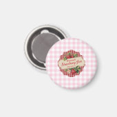 Strawberry Jam Magneet (Voorkant / Achterkant)