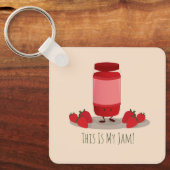 Strawberry Jam-tekenfilm | SLEUTELHANGER (Voorkant)