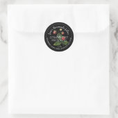 Strawberry Jelly Label Illustration Black (Tas)