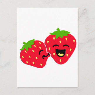 Strawberry Kiss Briefkaart