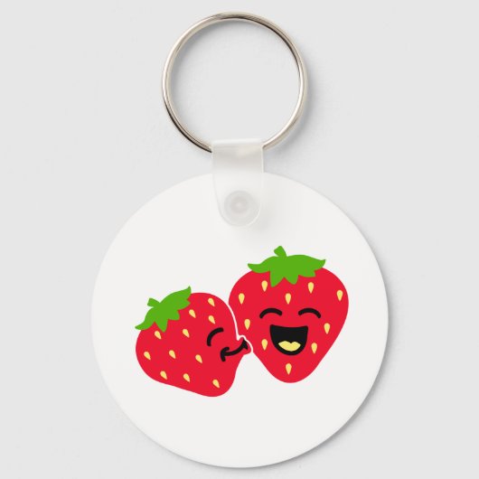 Strawberry Kiss Sleutelhanger (Voorkant)