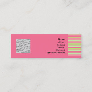 Strawberry & Kiwi-profielkaart Mini Visitekaartje