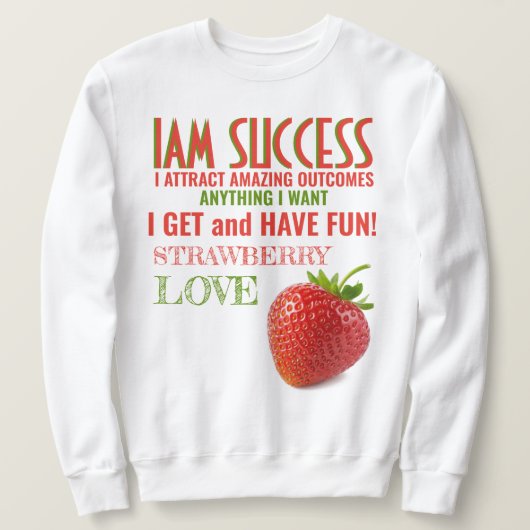 STRAWBERRY LOVE TRUI (Design voorkant)