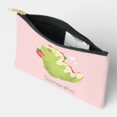 Strawberry Matcha Dinosaur  Etui (Open)