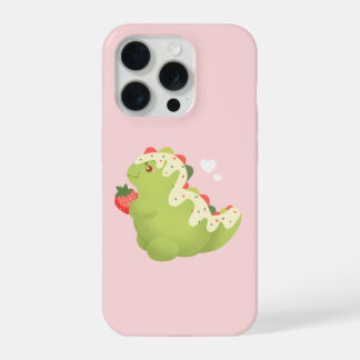 Strawberry Matcha Dinosaur  iPhone 15 Pro Hoesje