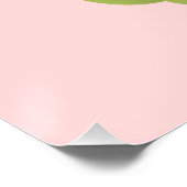 Strawberry Matcha Dinosaur  Perfect Poster (Hoek)