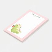 Strawberry Matcha Dinosaur  Post-it® Notes (Schuin)