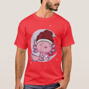 Strawberry Milk Pastel Gothic Axolotl Japans Chris T-shirt