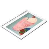 Strawberry Milkshake Notitieboek (Linkerzijde)