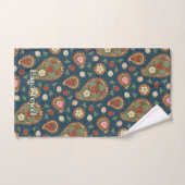 Strawberry Paisley Pattern Bath Towel Set Bad Handdoek (Handdoek)