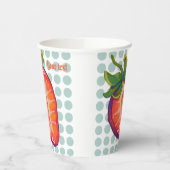 Strawberry  papieren bekers (Links)