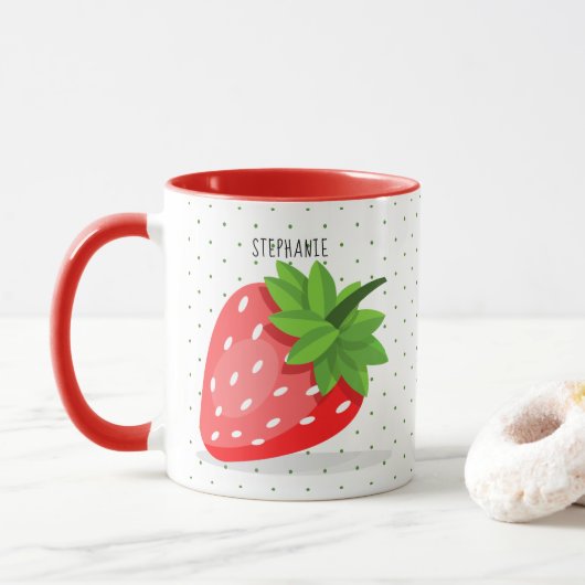 Strawberry Patch Koffie Mok (Met donut)