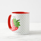 Strawberry Patch Koffie Mok (Voorkant links)