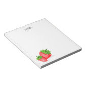 Strawberry Patch Notitieblok (Schuin)