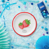 Strawberry Patch Papieren Bordje (Feest)