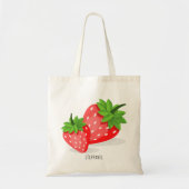 Strawberry Patch Tote Bag (Voorkant)