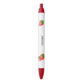 Strawberry Patch Zwarte Inkt Pen